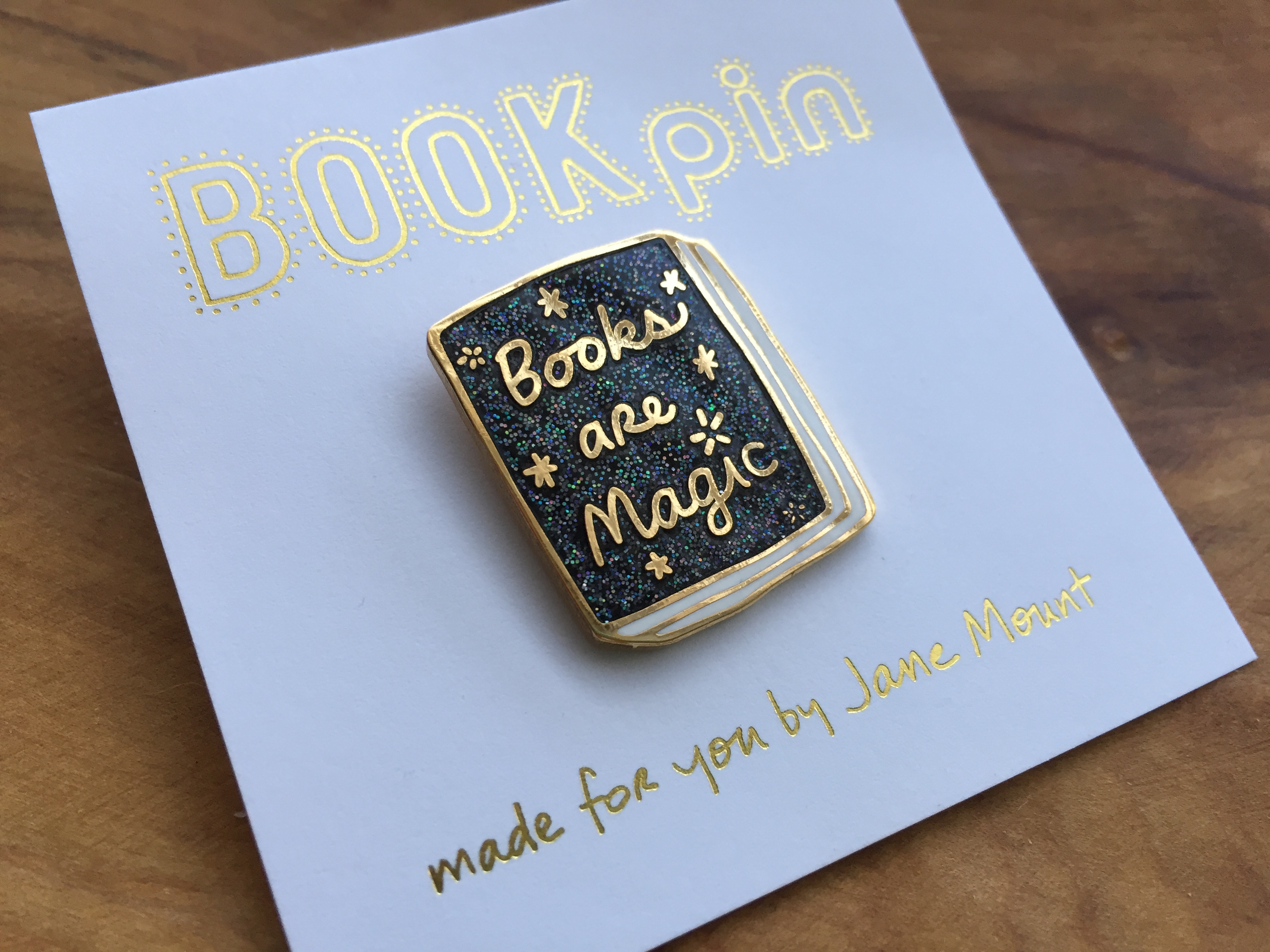 Books Are Magic Pin